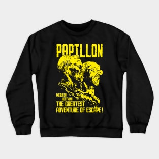 Papillon movie poster Crewneck Sweatshirt